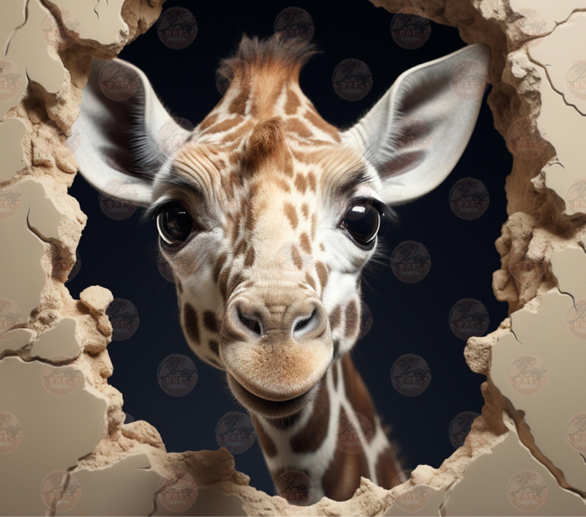 3D Giraffe Tumbler Wrap - Sublimation Transfer – Classy Crafts
