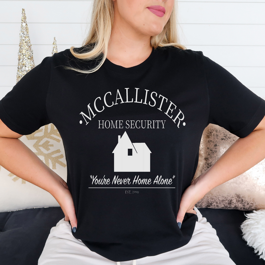 Home Security - SINGLE COLOR - Screen Print Transfer