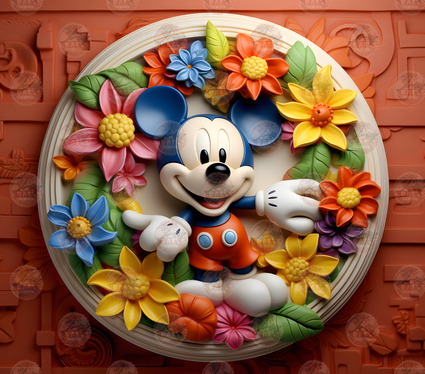 3D Flowers Mouse Pad Sublimation Graphic by shishkovaiv · Creative Fabrica