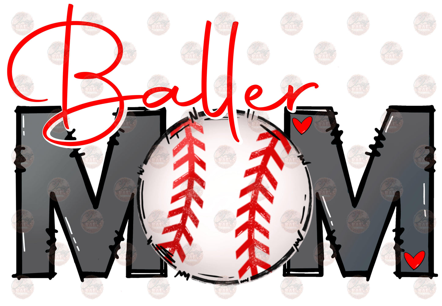 Baller Mom Baseball - Sublimation Transfer