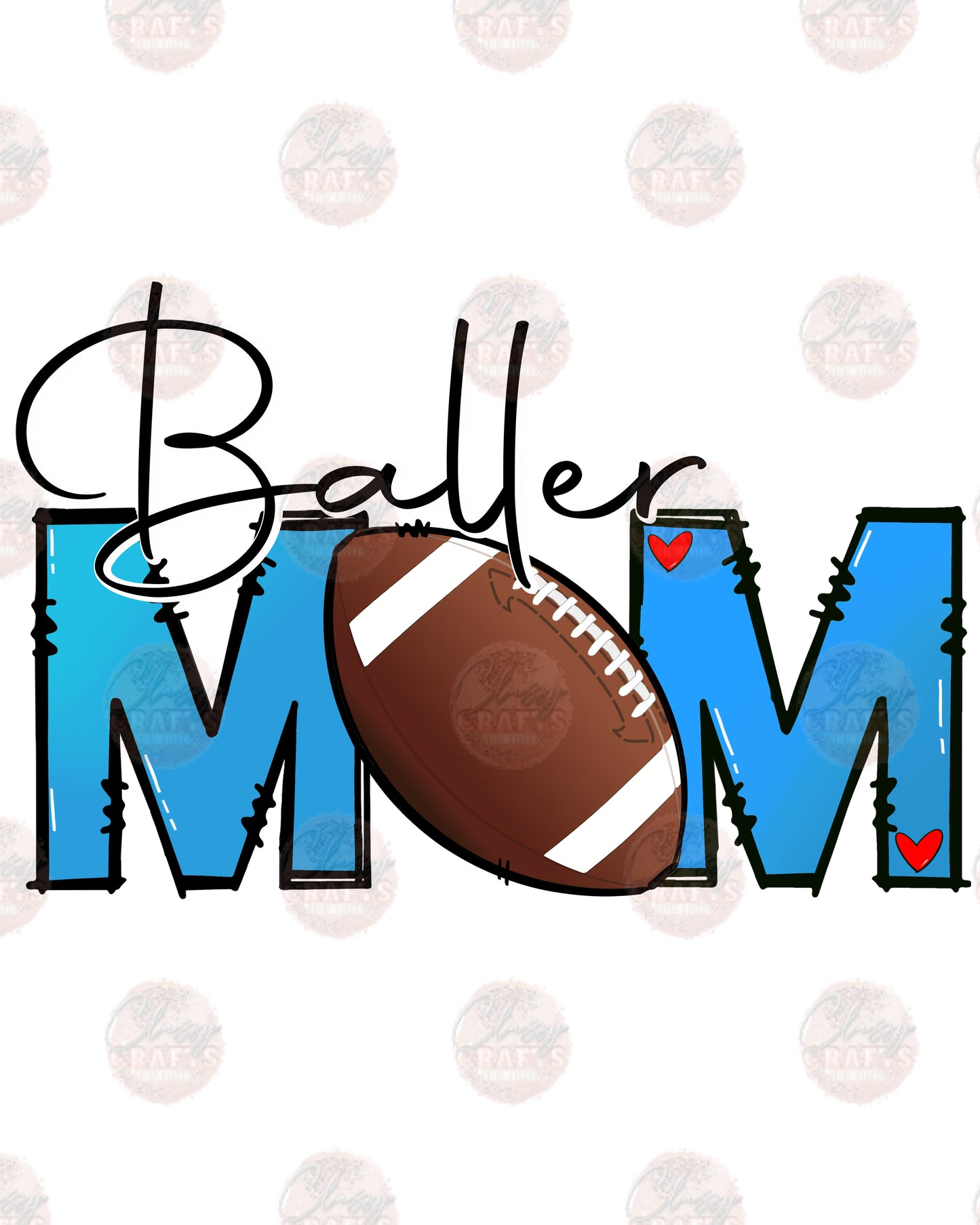 Baller Mom Football - Sublimation Transfer
