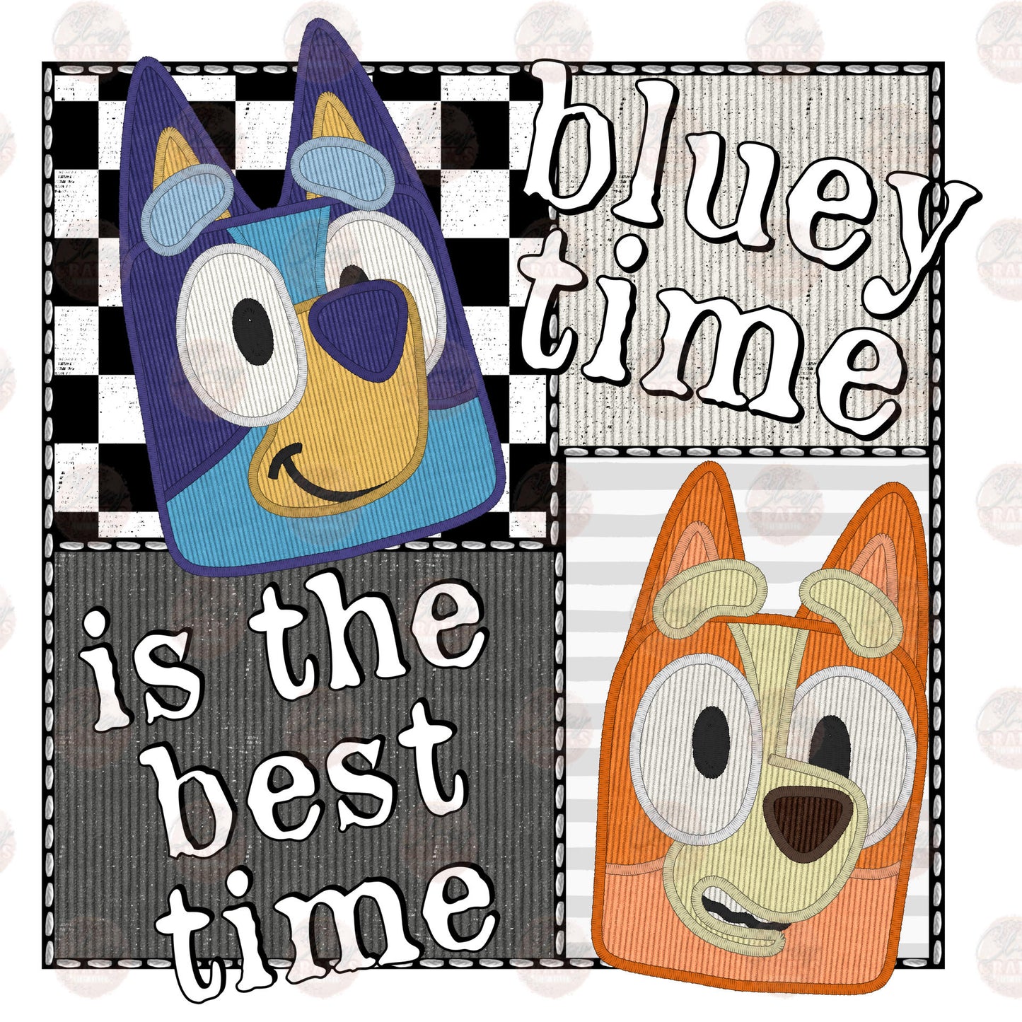 Blue Time Is The Best Time - Sublimation Transfer