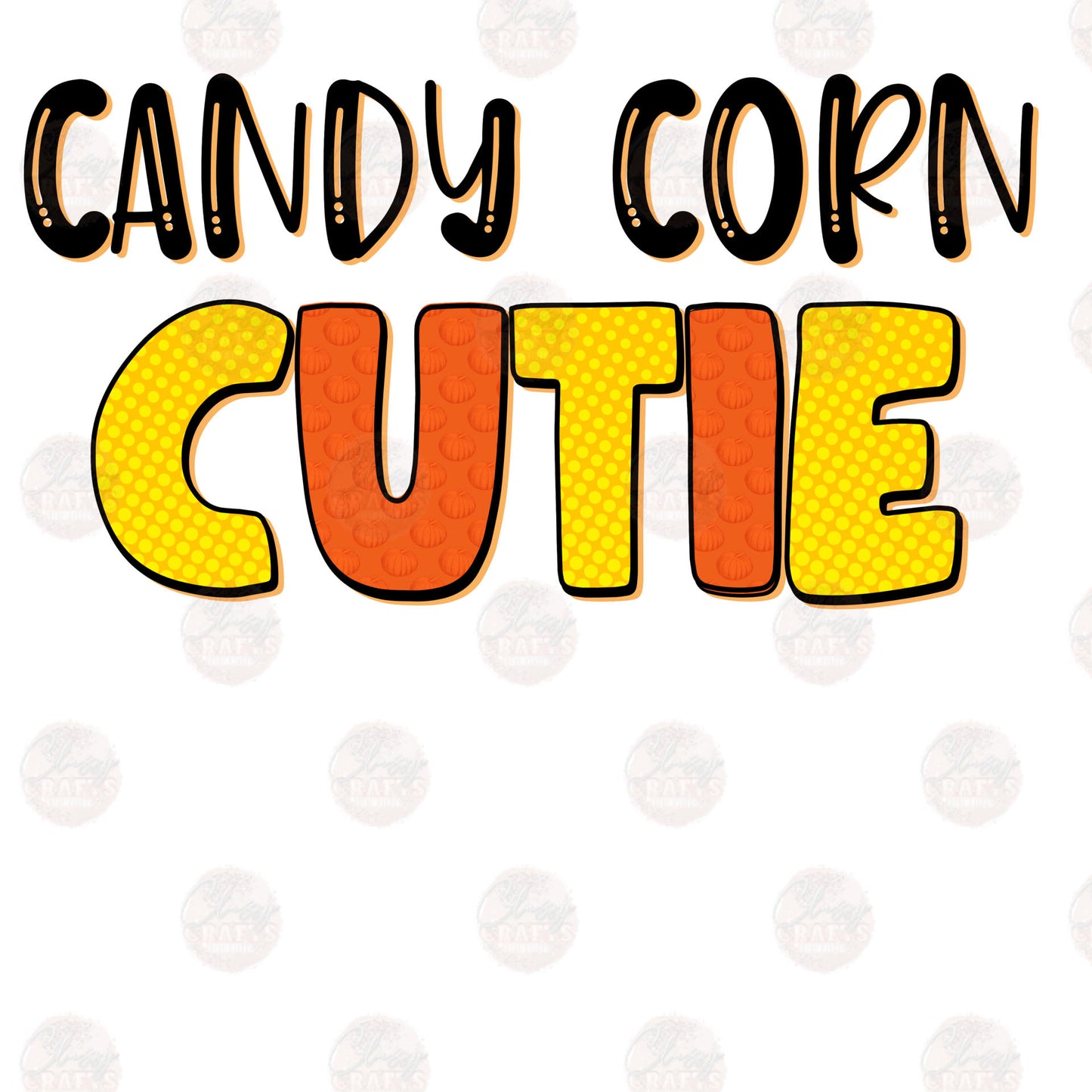Candy Corn Cutie Sublimation Transfer Classy Crafts
