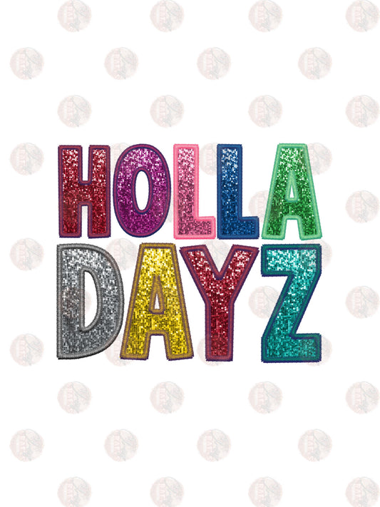 Holla Days - Sublimation Transfers