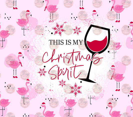 This Is My Christmas Spirit Tumbler Wrap - Sublimation Transfer
