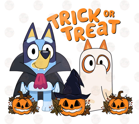 Trick Or Treat Pups - Sublimation Transfer