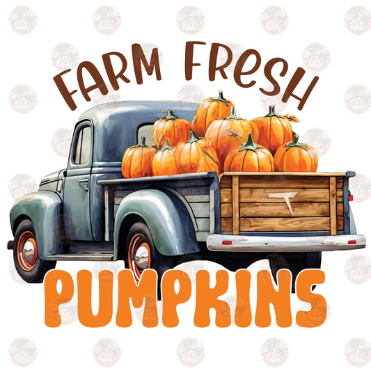 Truck Load Of Pumpkins - Sublimation Transfer