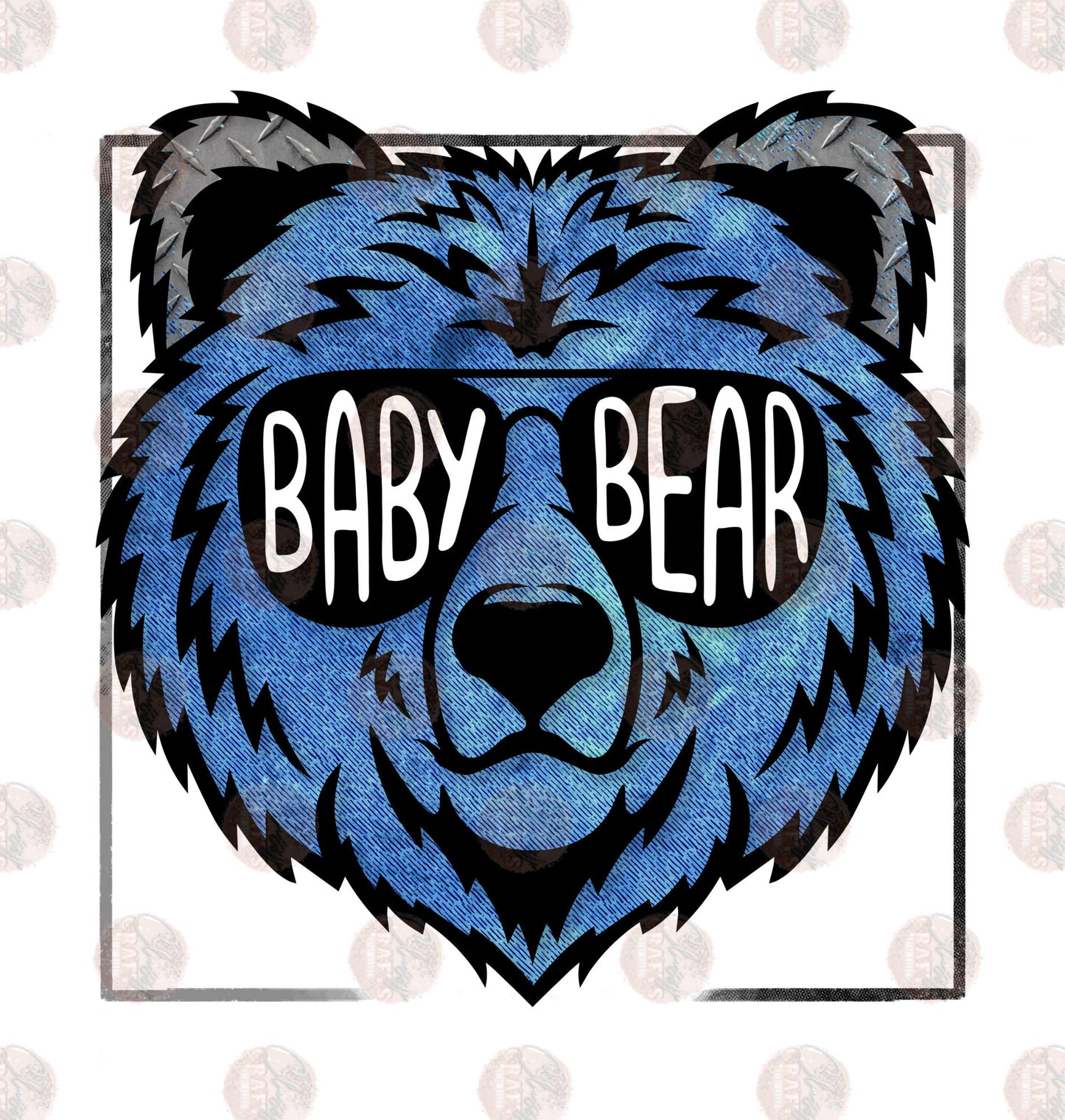 Baby Bear Blue - Sublimation Transfer