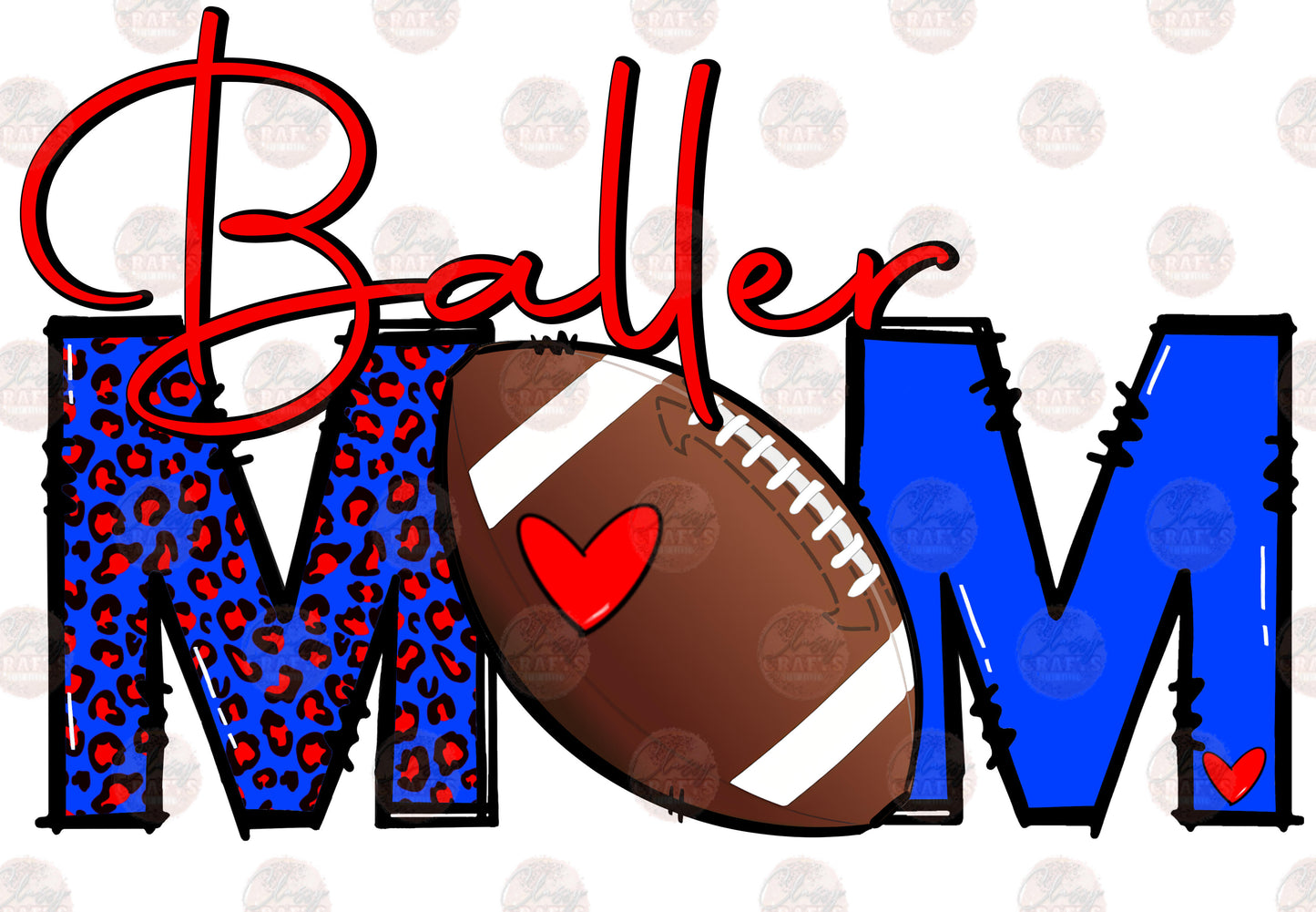 Baller Mom Football - Sublimation Transfer