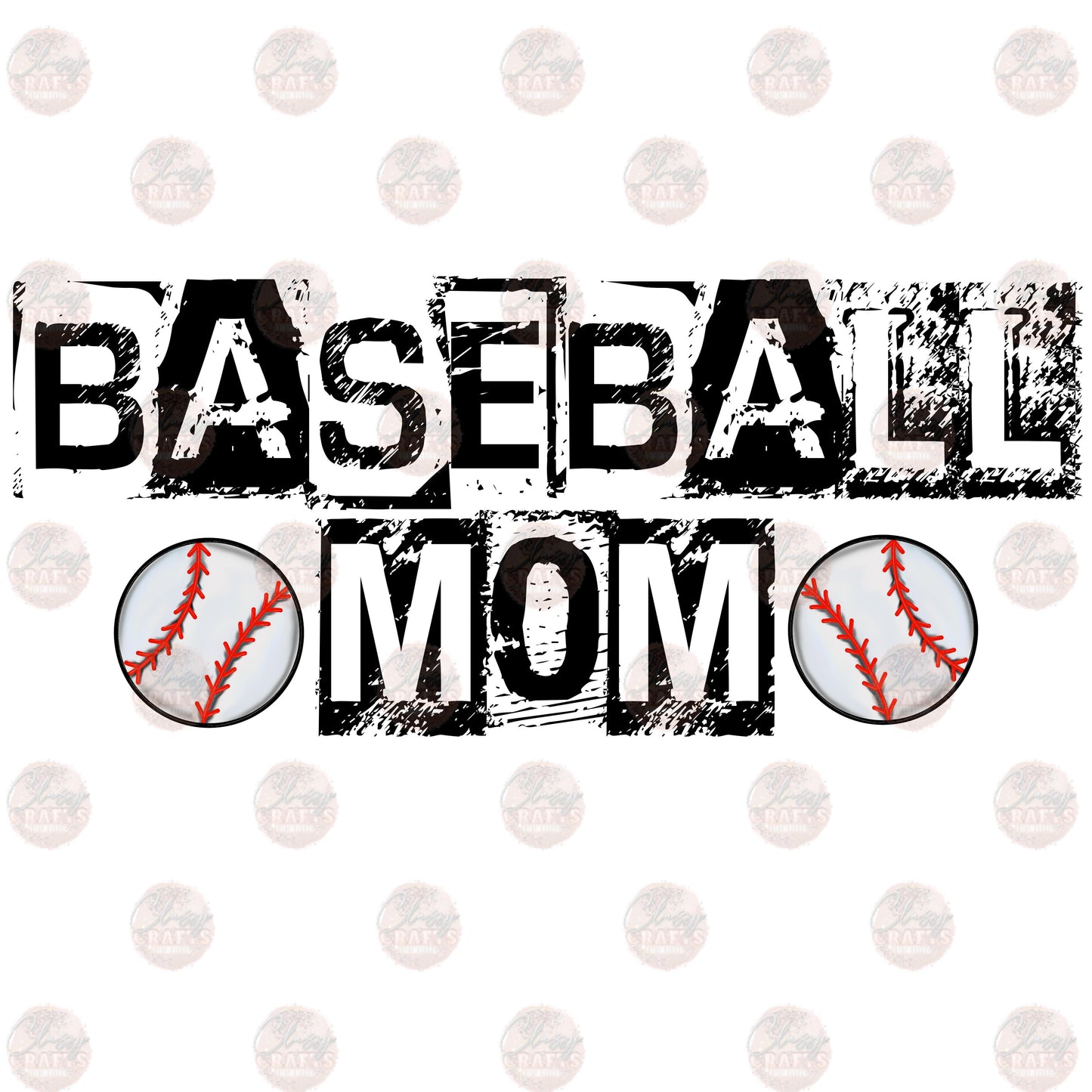Baseball Mom 1 - Sublimation Transfer