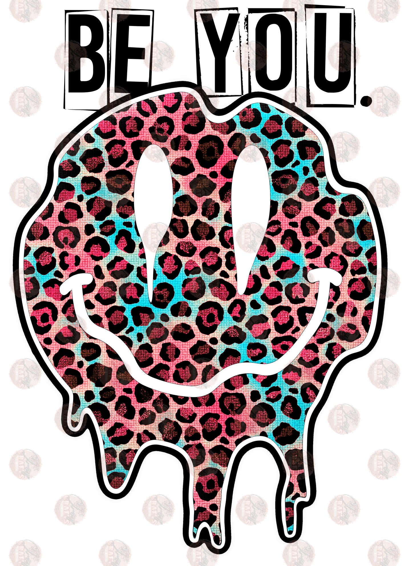Be You Multicolor Cheetah - Sublimation Transfer