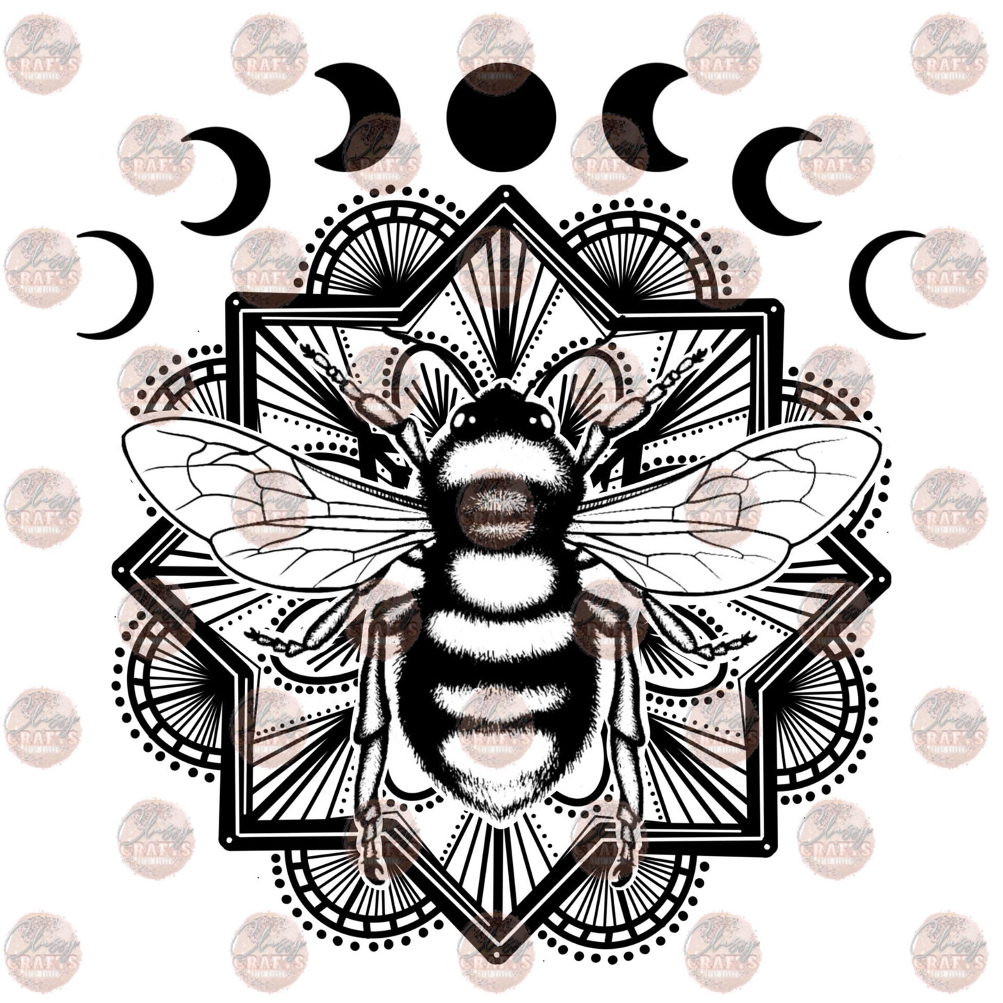 Bee The Moon Phase - Sublimation Transfer