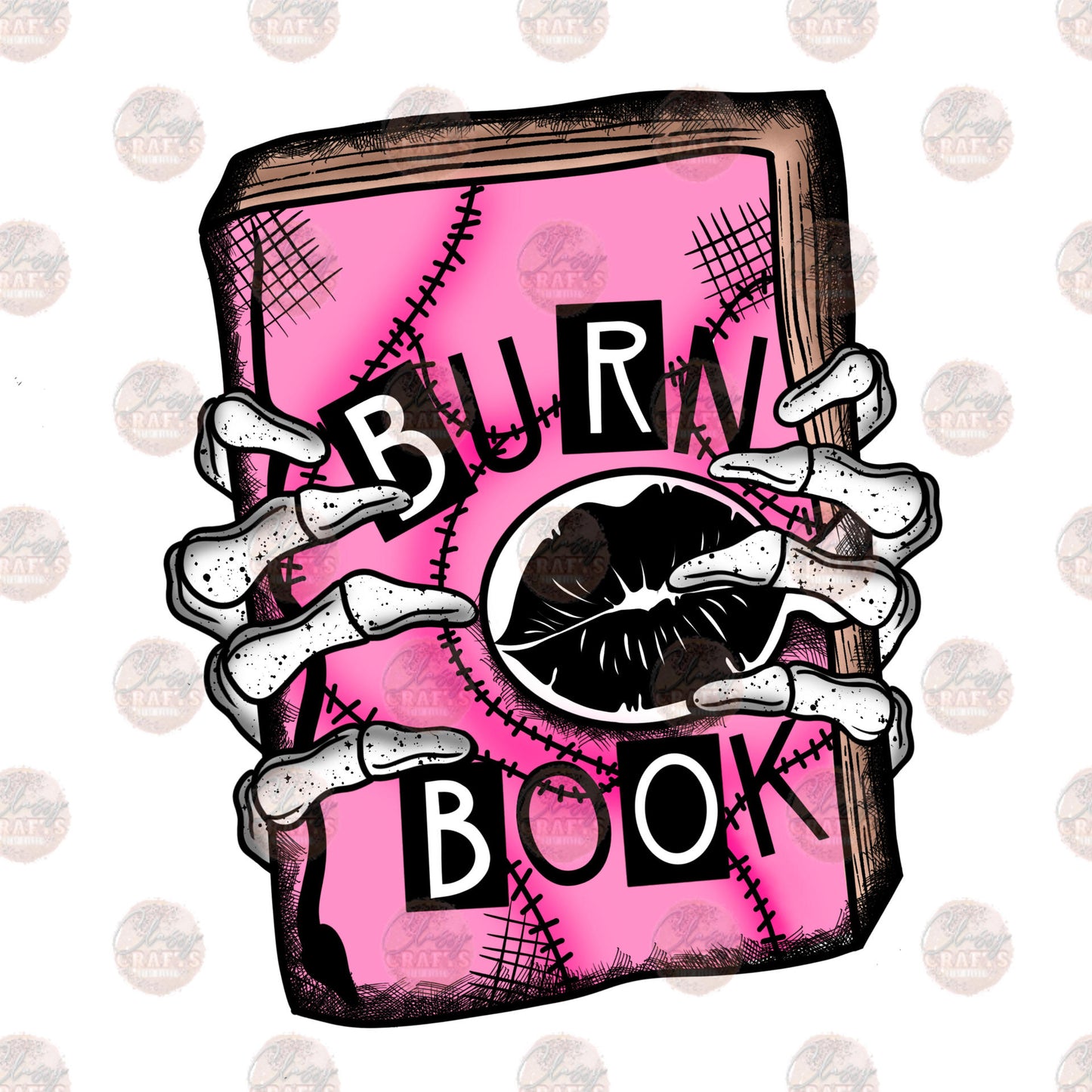 Burn Book Skully - Sublimation Transfer