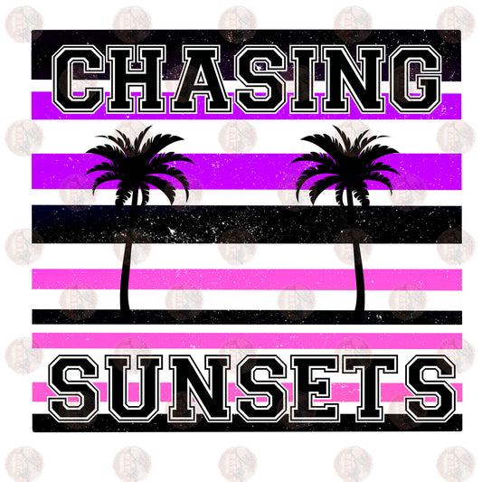 Chasing Sunsets- Purple & Pink - Sublimation Transfer