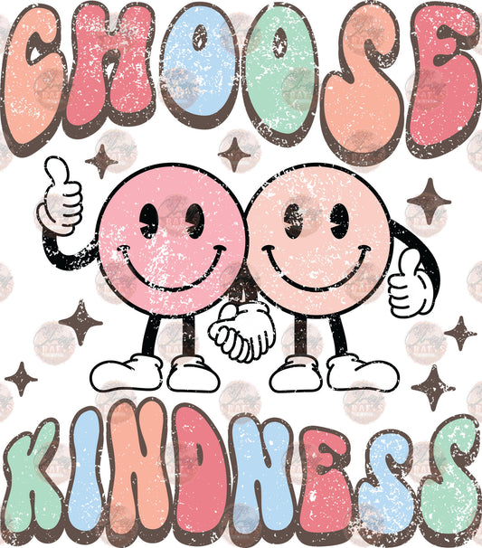 Choose Kindness Smiley - Sublimation Transfer