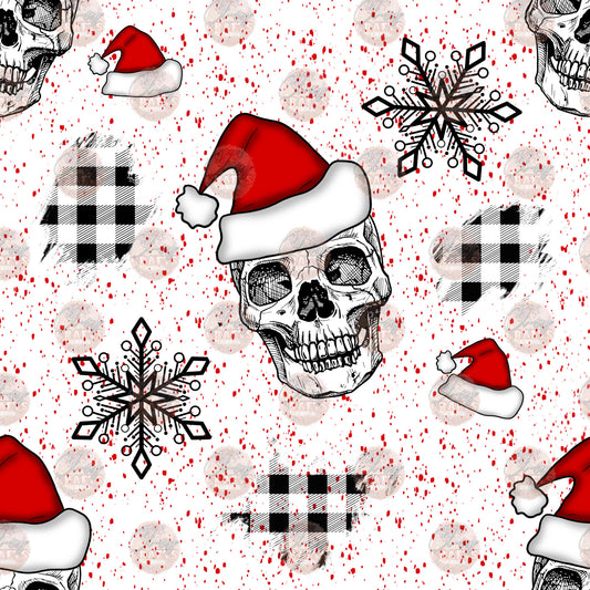 Dead But Merry 2 Seamless Wrap - Sublimation Transfer