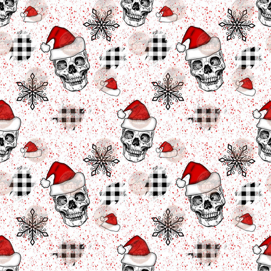 Dead But Merry Seamless Wrap - Sublimation Transfer