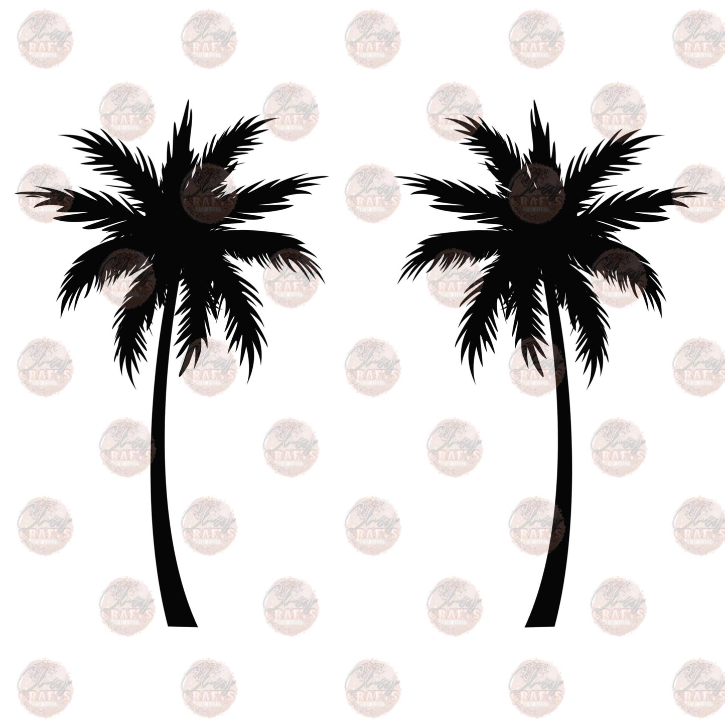 Double Palm Tree- Sublimation Transfer