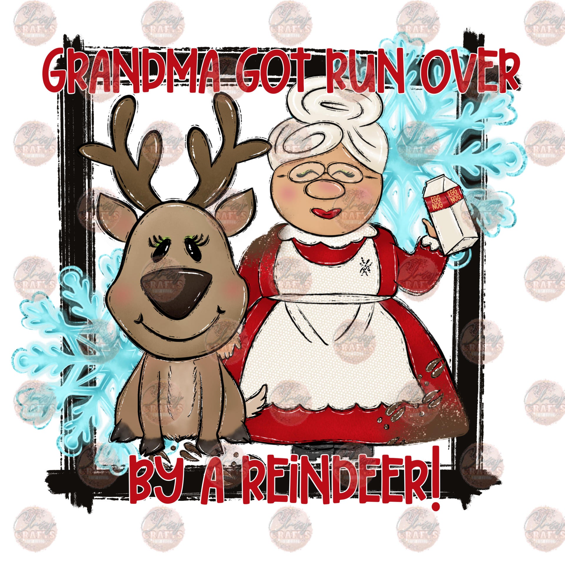 Free Clipart Grandma Got Run Over