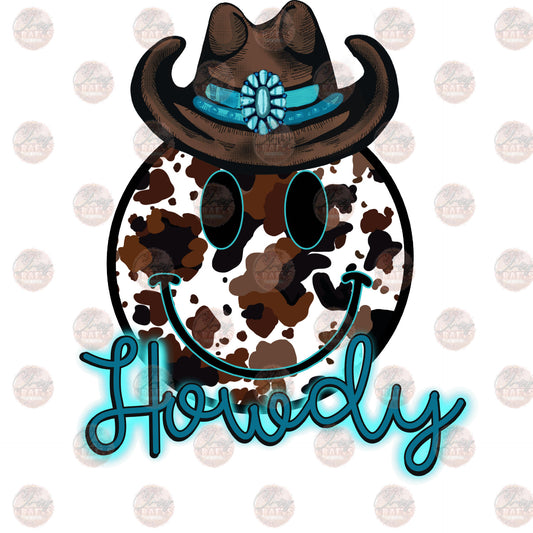 Howdy Smiley - Sublimation Transfer