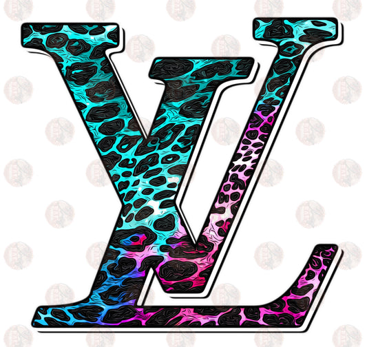 L.V. Leopard/ Multicolored- Sublimation Transfer