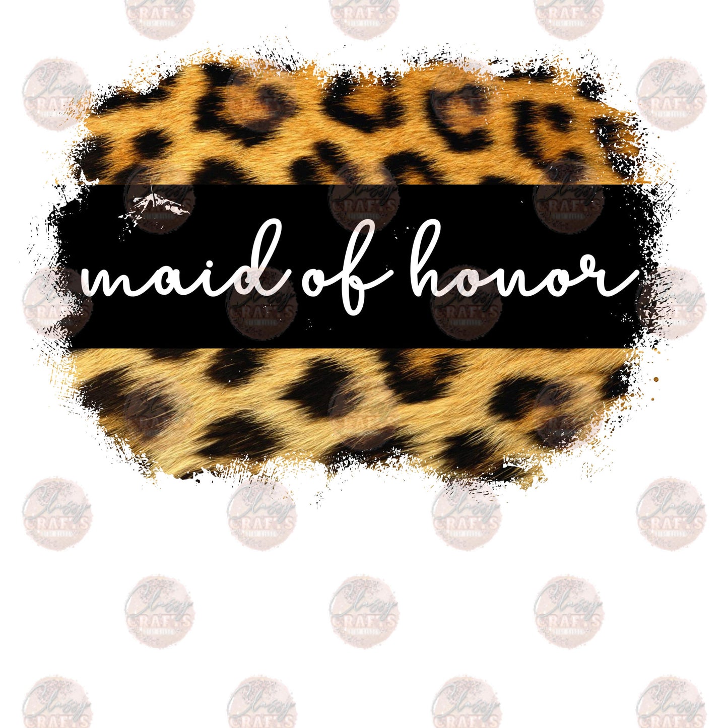 Leopard Maid of Honor - Sublimation Transfer