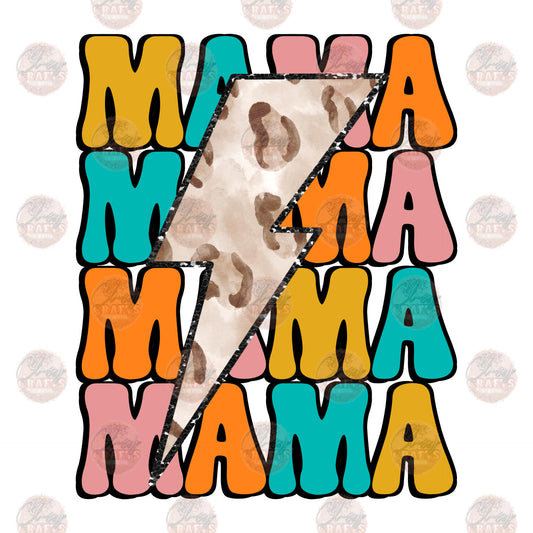 Leopard Mama Stacked - Sublimation Transfer