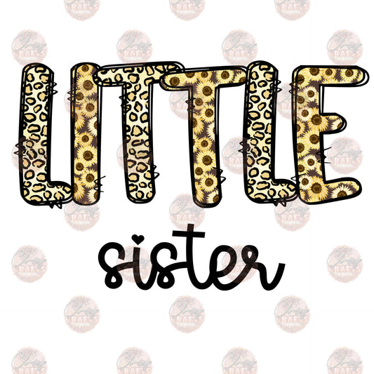 Little Sister Leopard- Sublimation Transfer