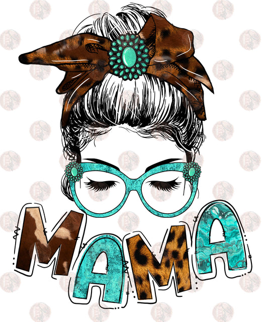 Mama- Cow Hide - Sublimation Transfer