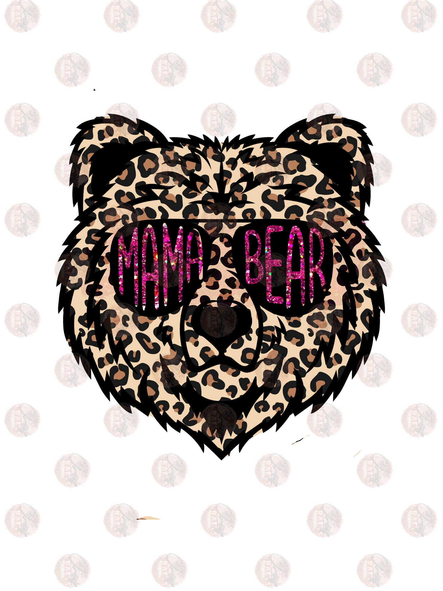 Mama Bear Leopard - Sublimation Transfer – Classy Crafts