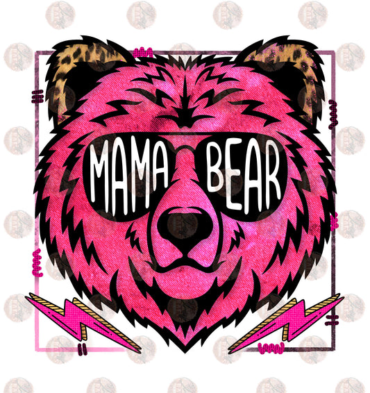 Mama Bear Pink - Sublimation Transfer