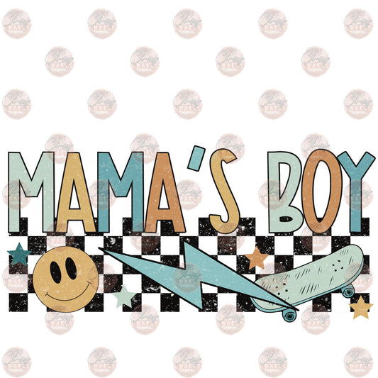 Mama Boy Retro - Sublimation Transfer
