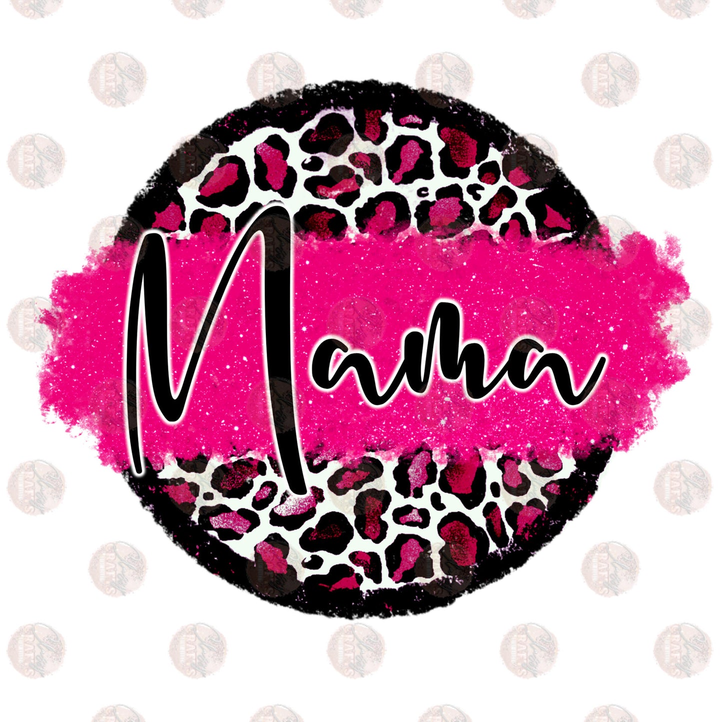 Mama Circle Cheetah- Sublimation Transfer