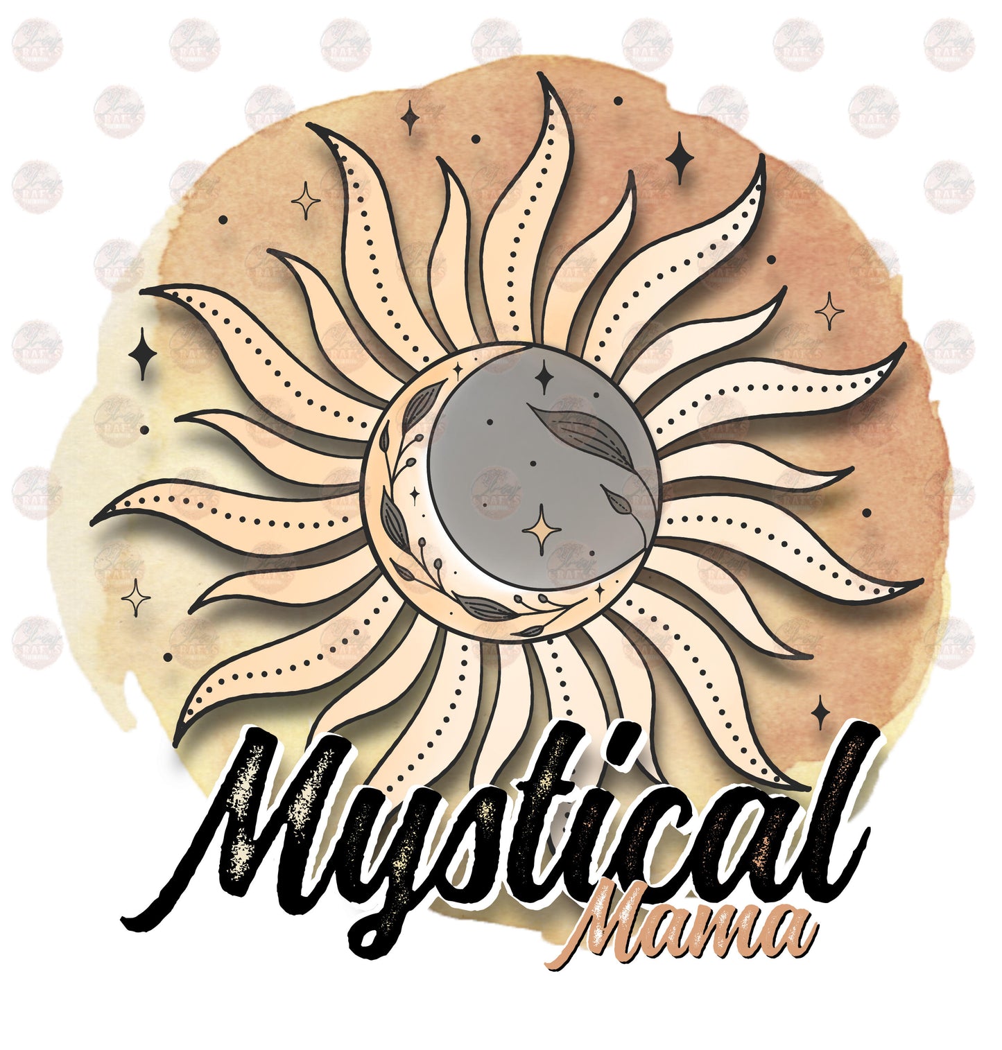 Mystical Sun/ Mystical Mama- Sublimation Transfer