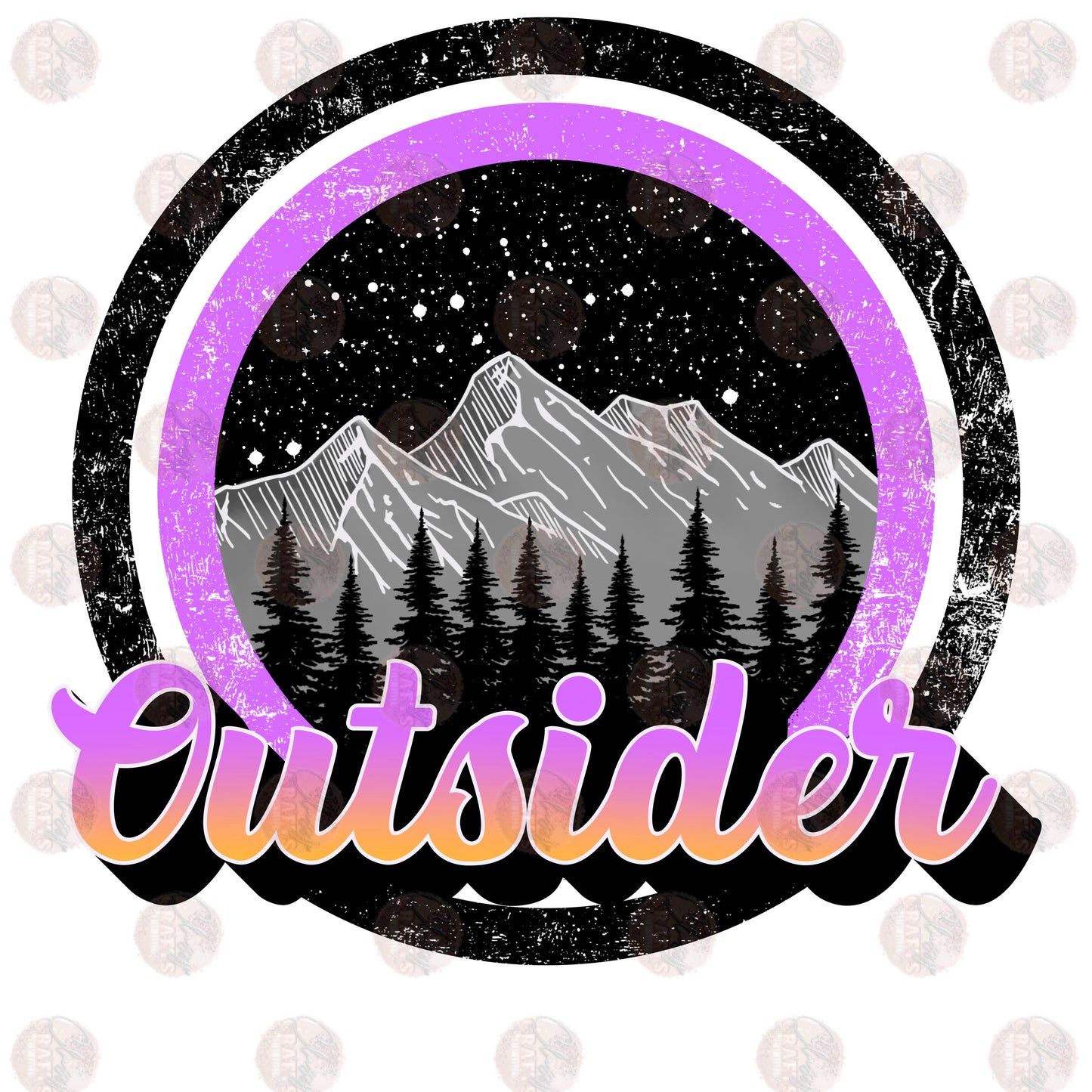Outsider -Sublimation Transfer