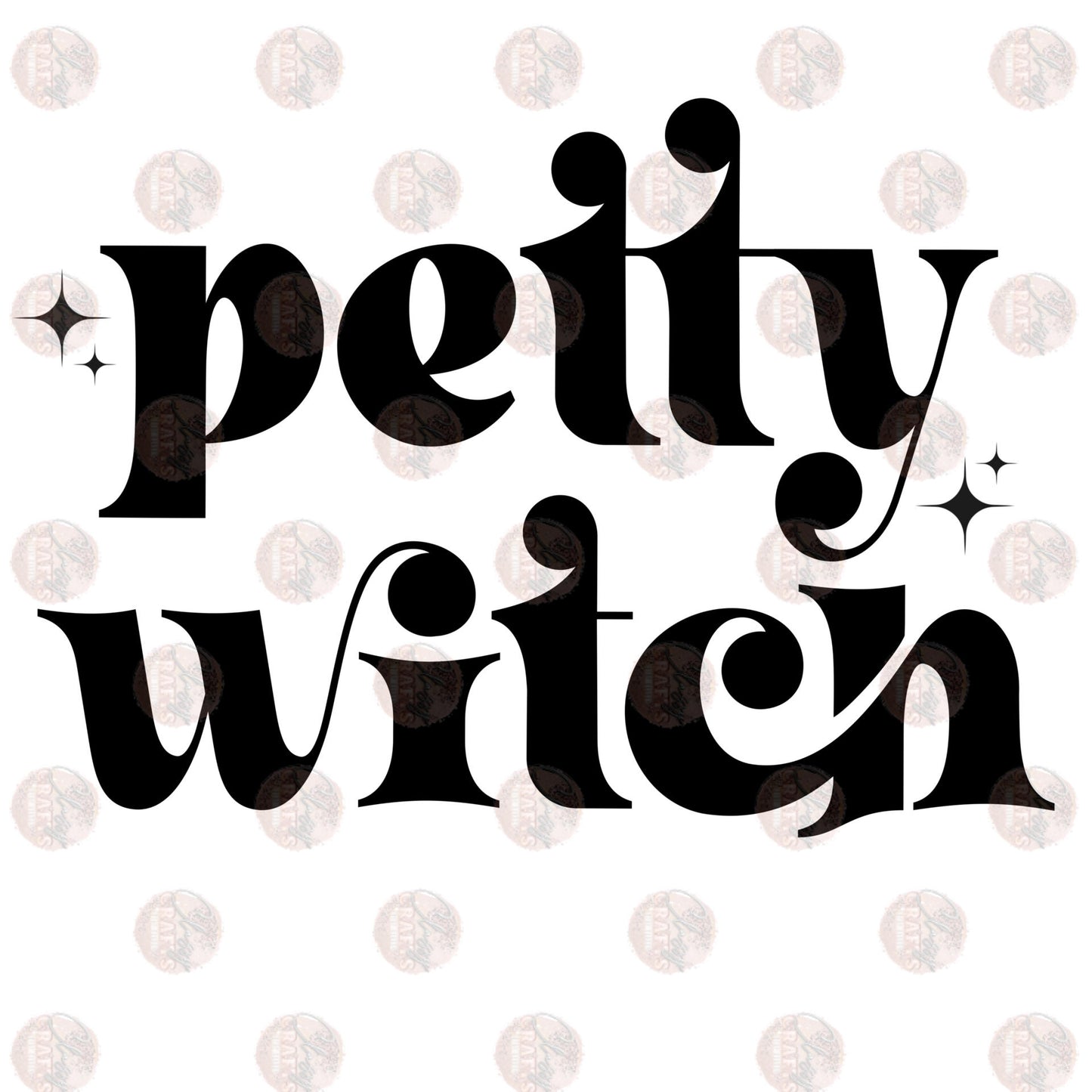 Petty Witch- Sublimation Transfer