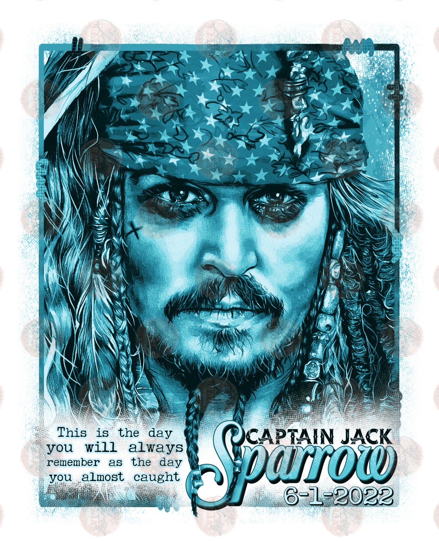 Pirate Mint with Date- Sublimation Transfer