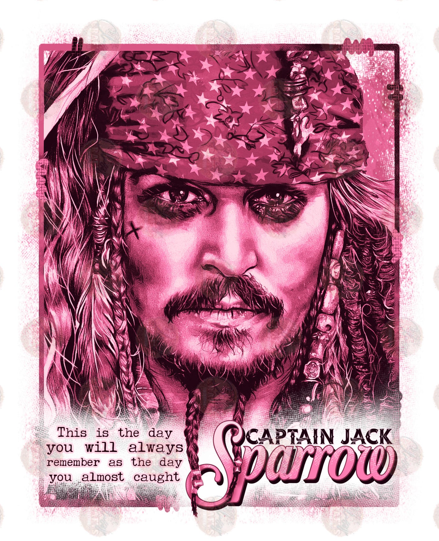 Pirate Pink - Sublimation Transfer