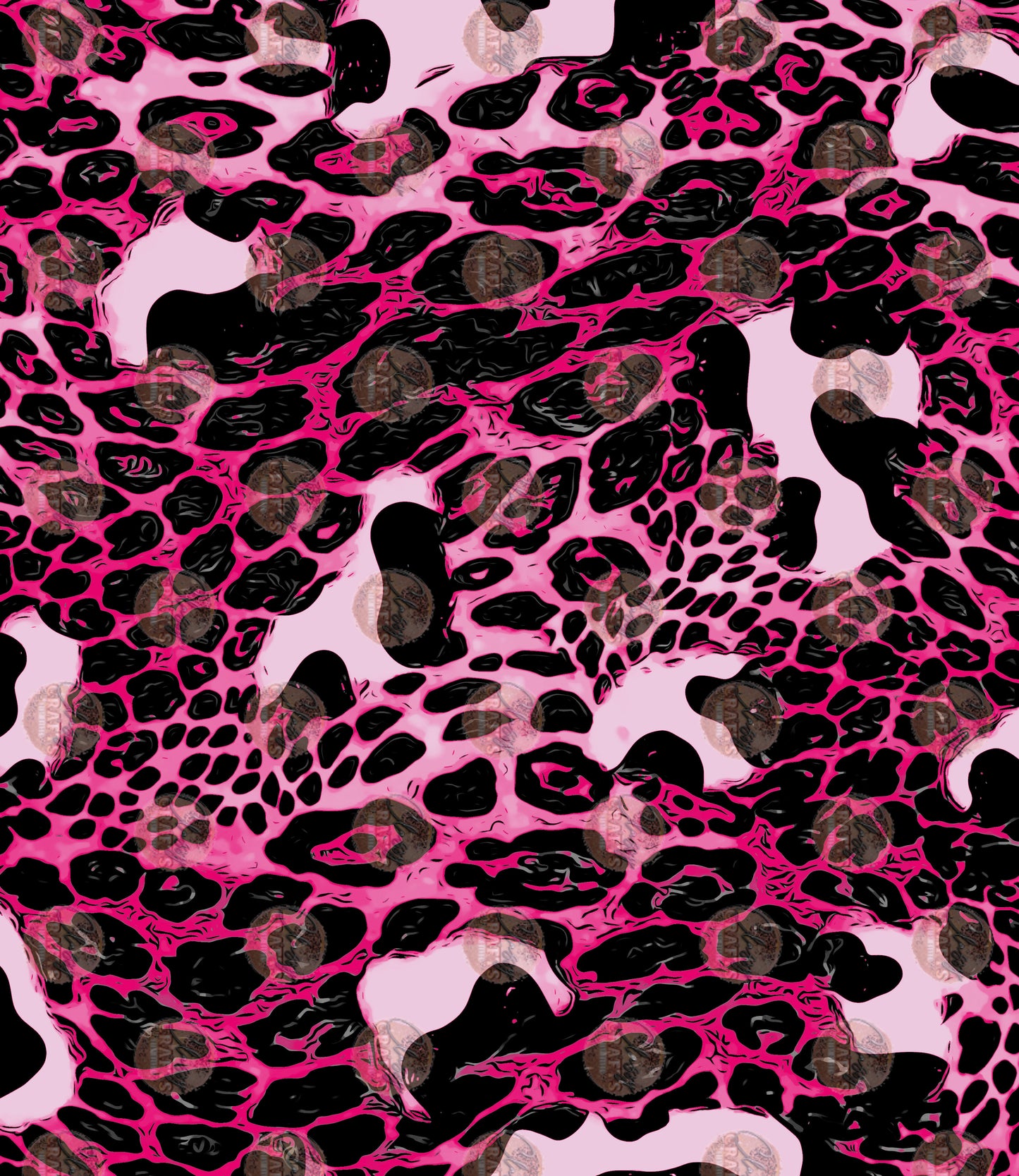 Leopard Sleeve/ Pink-Sublimation Transfer