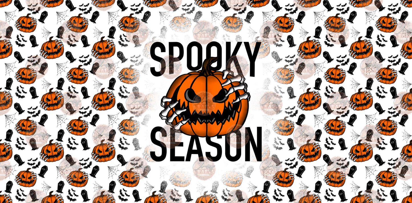 Spooky Pumpkin Season 2 Tumbler - Sublimation Transfer