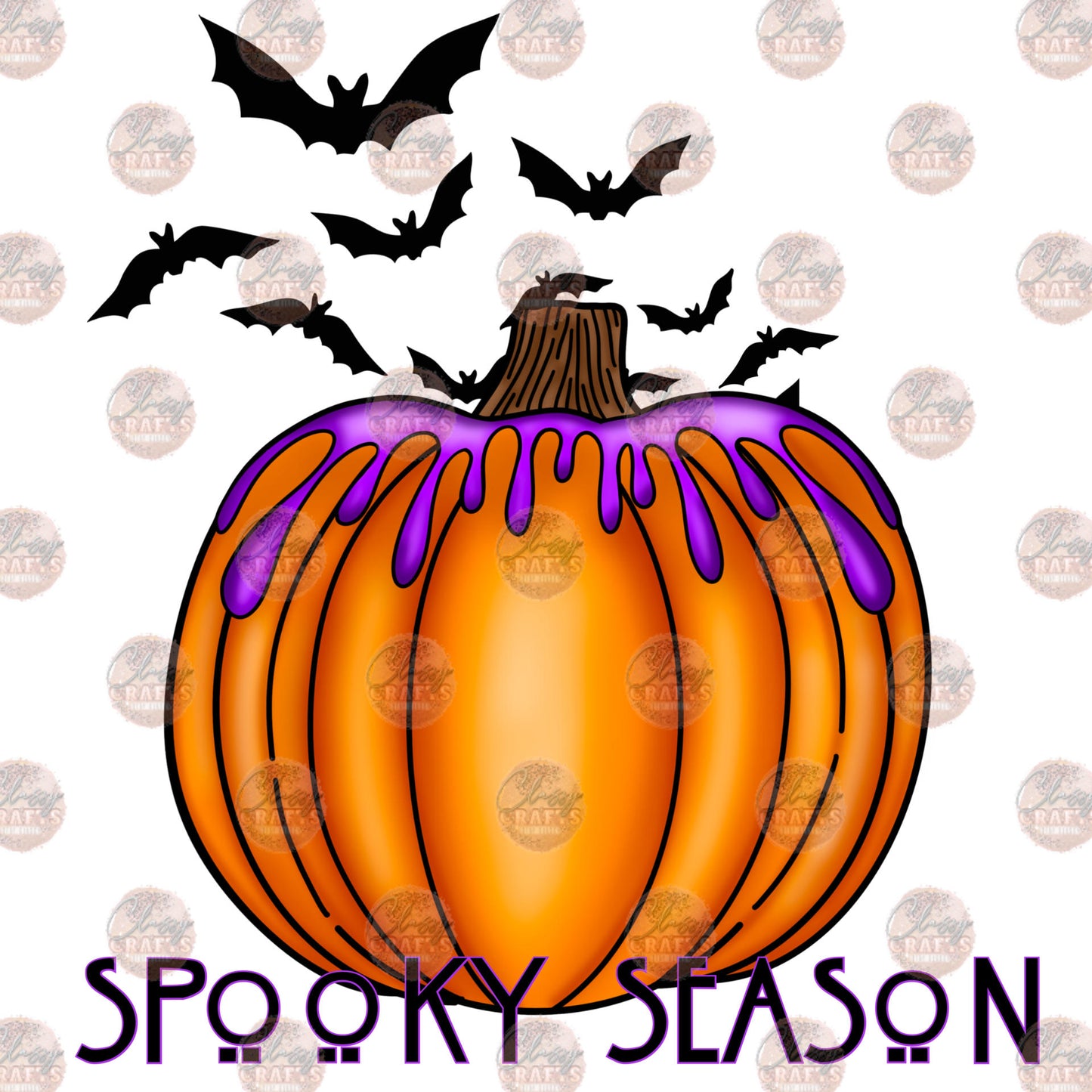 Spooky Season Pumpkin - Sublimation Transfer