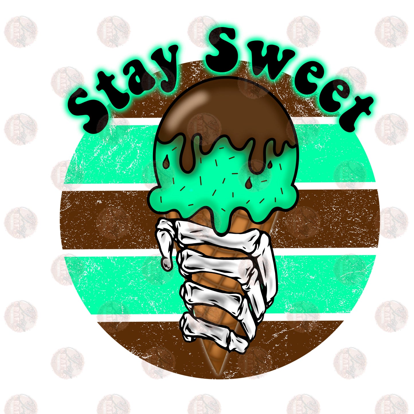 Stay Sweet Cone - Sublimation Transfer