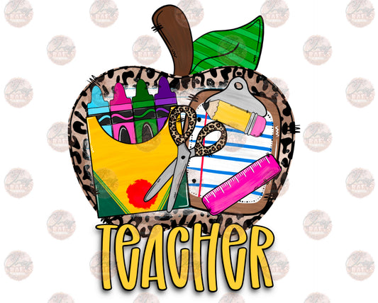 Teacher Apple - Sublimation Transfer