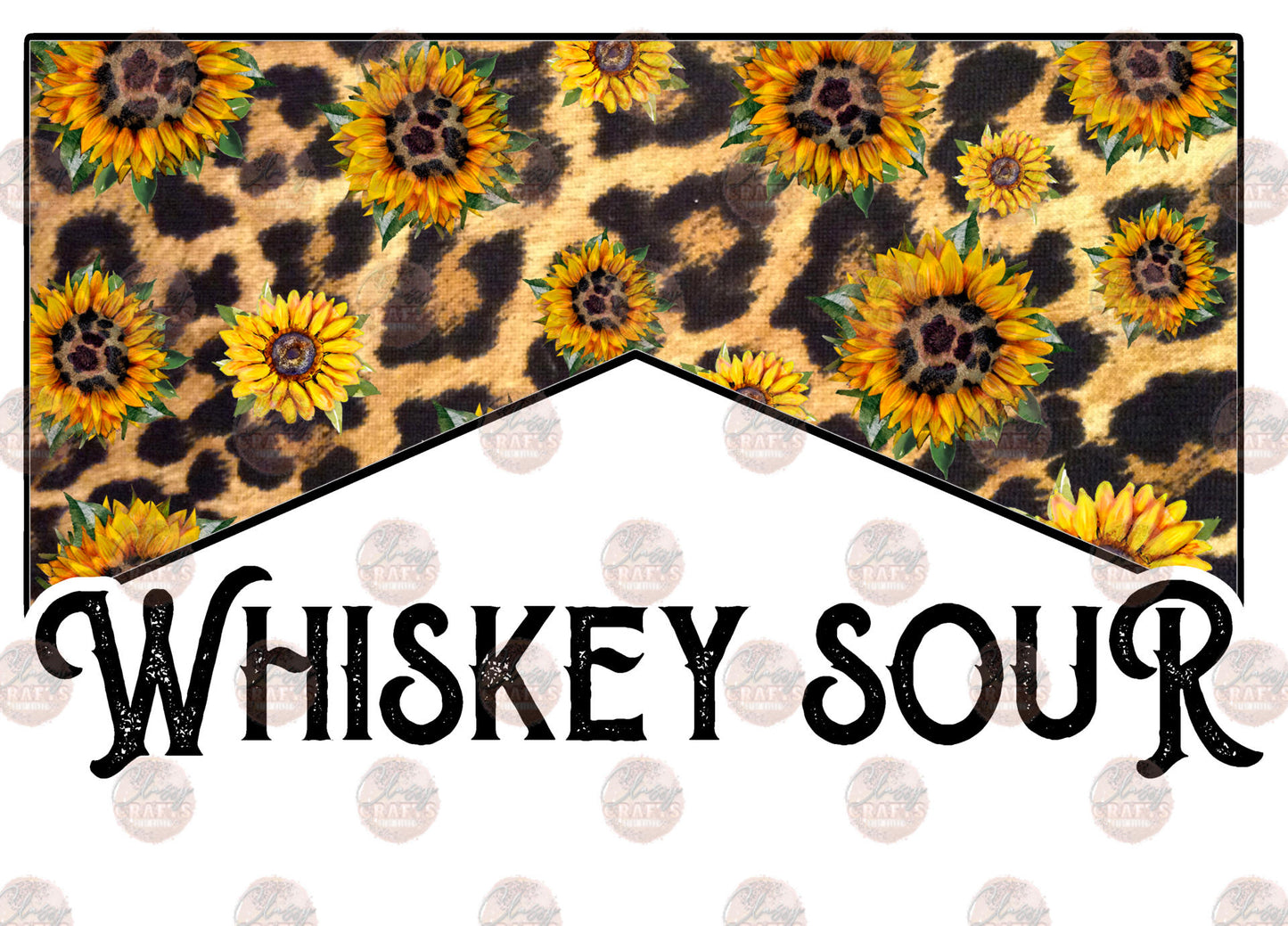 Whiskey Sour Sunflower - Sublimation Transfer