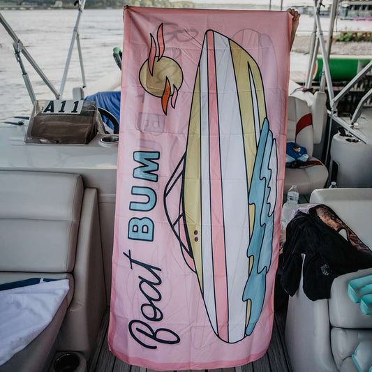 Boat Bum Beach Towel