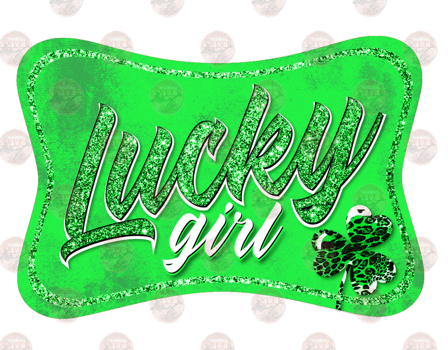 Lucky Girl-Sublimation Transfer